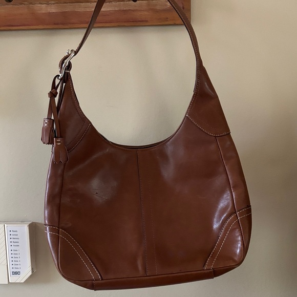 Coach Brown Leather Hobo Bag - Picture 2 of 8